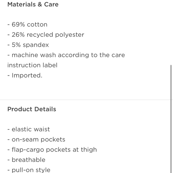 High-Waisted Dynamic Fleece Cargo Trouser Pants - Picture 6 of 6